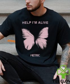 Help I'm Alive Butterfly Metric Shirt