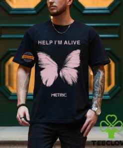Help I'm Alive Butterfly Metric Shirt