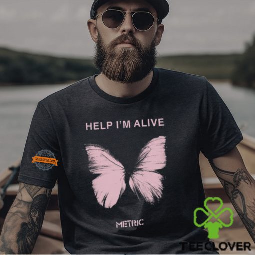 Help I’m Alive Butterfly Metric Shirt