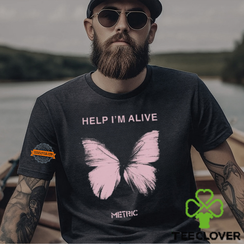 Help I'm Alive Butterfly Metric Shirt Help I'm Alive Butterfly Metric Shirt