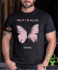 Help I'm Alive Butterfly Metric Shirt