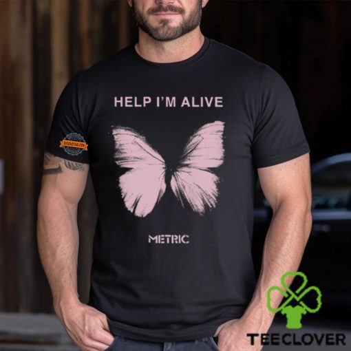 Help I’m Alive Butterfly Metric Shirt