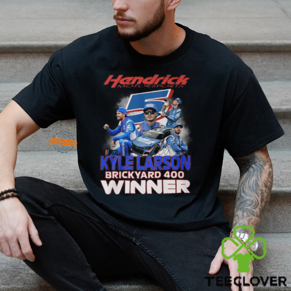 Hendrick Motorsports Kyle Larson Brickyard 400 Winner T Shirt Hendrick Motorsports Kyle Larson Brickyard 400 Winner T Shirt
