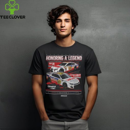 Hendrick Motorsports Team Collection Black Hendrick Motorsports Honoring A Legend T Shirt