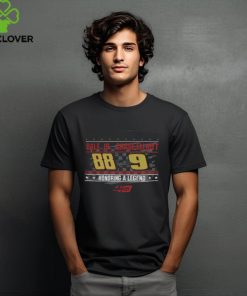 Hendrick Motorsports Team Collection Black Hendrick Motorsports Honoring A Legend T Shirts