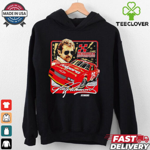 Hendrick Motorsports Team Collection Tim Richmond Folgers Car signature shirt