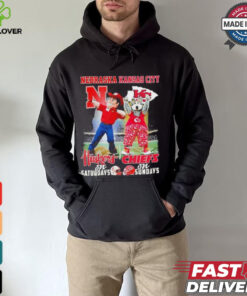 Herbie Husker Nebraska Huskers On Saturdays X Kc Wolf Kansas City Chiefs On Sundays Shirt