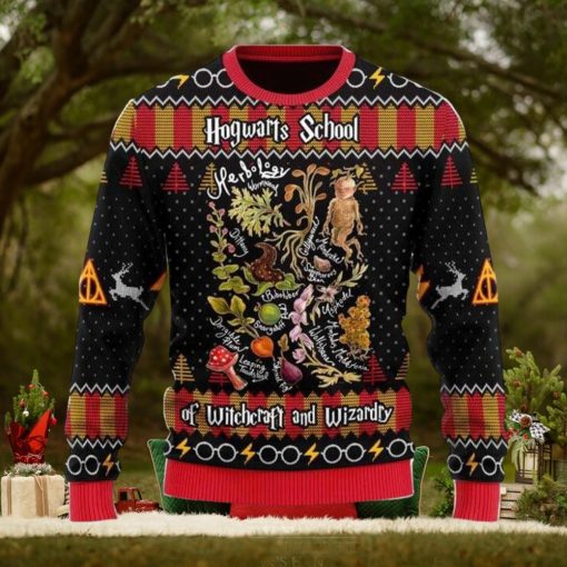 Herbology Hogwarts School Of Witchcraft And Wizardry Harry Potter Ugly Christmas Sweaters
