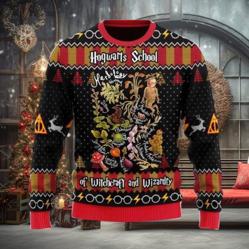 Herbology Hogwarts School Of Witchcraft And Wizardry Harry Potter Ugly Christmas Sweaters