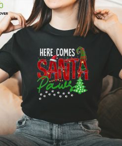 Here Comes Santa Paws Christmas Dog Classic T Shirt