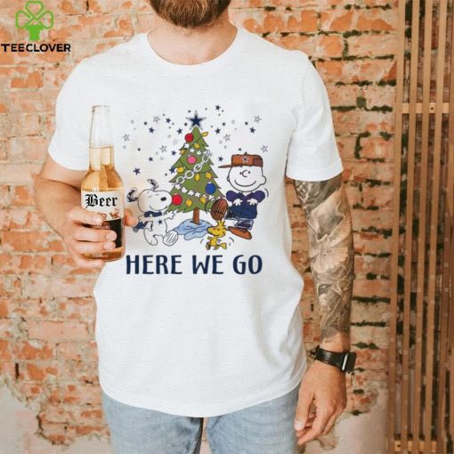 Here We Go Cowboys Peanuts Christmas Shirt