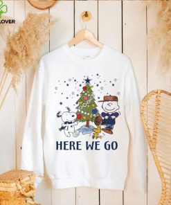 Here We Go Cowboys Peanuts Christmas Shirt