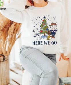 Here We Go Cowboys Peanuts Christmas Shirt