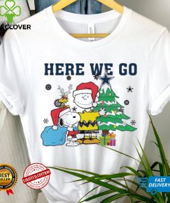 Here We Go Peanuts Cowboys Christmas Shirt