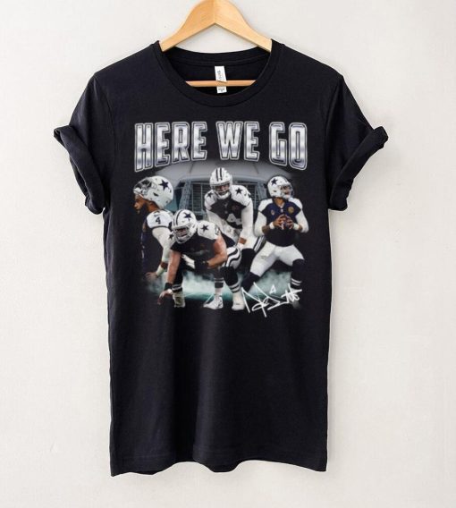 Here We Go Vintage Dallas Cowboys Shirt