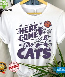 Here come the cats Kansas State Wildcats basketball shirt