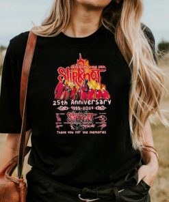 Here comes the pain Slipknot 25th anniversary 1999 2024 thank you for the memories shirt