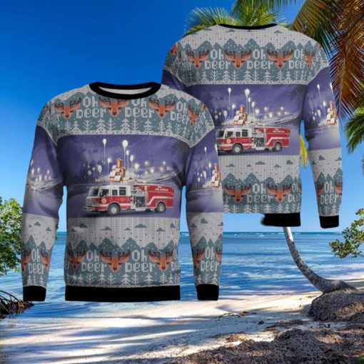 Hermitage, Pennsylvania, Patagonia Volunteer Fire Department AOP 3D Ugly Christmas Sweater