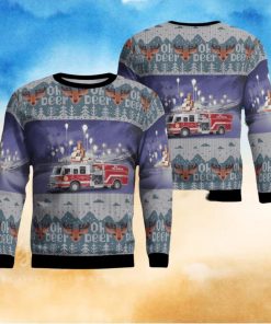 Hermitage, Pennsylvania, Patagonia Volunteer Fire Department AOP 3D Ugly Christmas Sweater