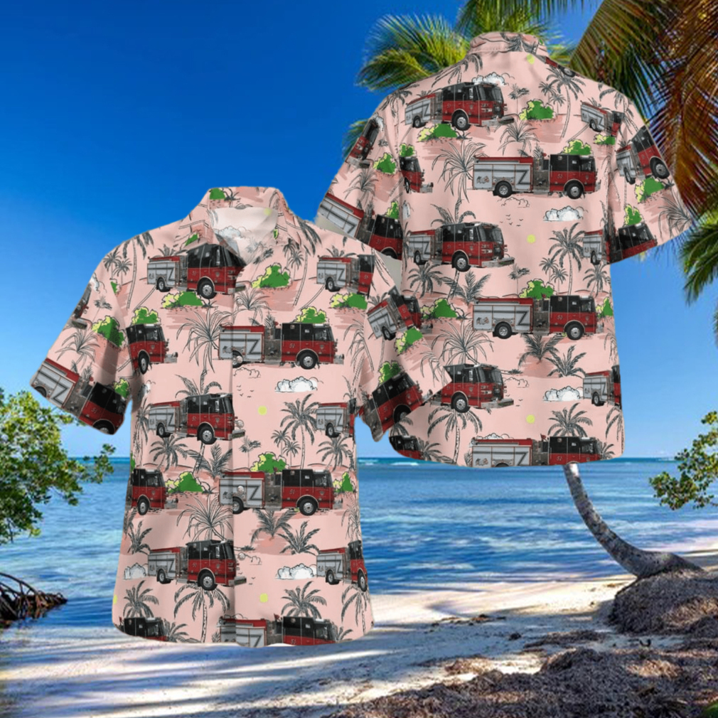 Hernando Beach Volunteer Fire Department Hernando Beach Florida Button Up Hawaiian Shirt Beach Gift Hernando Beach Volunteer Fire Department Hernando Beach Florida Button Up Hawaiian Shirt Beach Gift