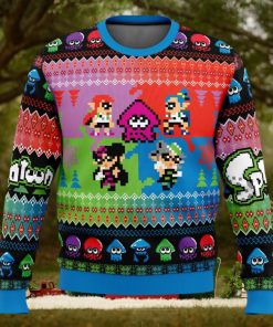 Heroes Splatoon 2 Ugly Christmas Sweater 1 Heroes Splatoon 2 Ugly Christmas Sweater