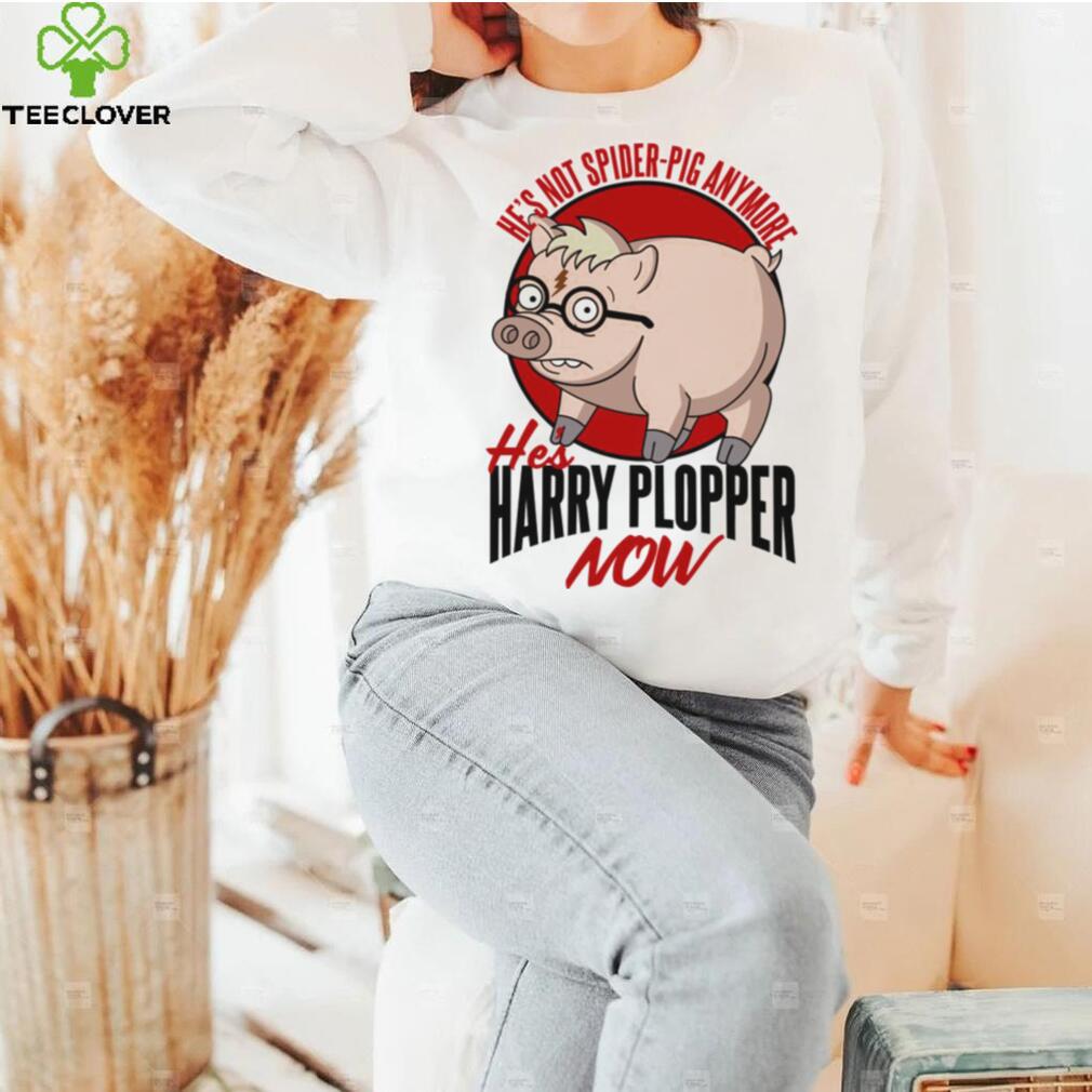 He’s Not Spider Anymore He’s Harry Plopper Now Funny Pig Design Unisex T Shirt He’s Not Spider Anymore He’s Harry Plopper Now Funny Pig Design Unisex T Shirt