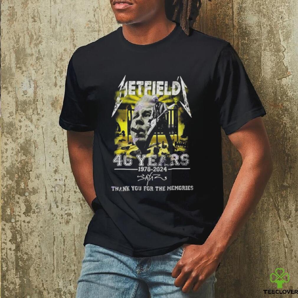 Hetfield Metallica 46 Years 1978 2024 Signature Thank You For The Memories Signature Shirt Hetfield Metallica 46 Years 1978 2024 Signature Thank You For The Memories Signature Shirt