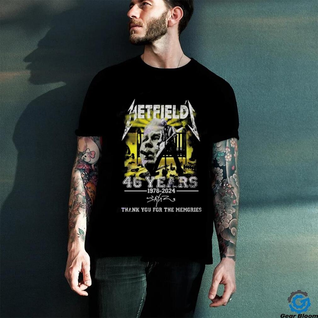 Hetfield Metallica 46 Years 1978 2024 Signature Thank You For The Memories Signature Shirt Hetfield Metallica 46 Years 1978 2024 Signature Thank You For The Memories Signature Shirt