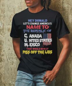 Hey Donald Let's Change America's Name To the Republic of C.U.M Shirts