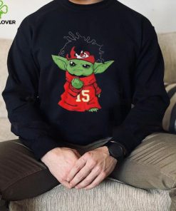 Funny Kc Chiefs Baby Yoda Kansas City Chiefs Christmas T Shirt0