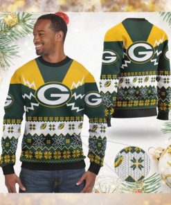 Green Bay Packers NFL Football Team Logo Symbol 3D Ugly Christmas Sweater Shirt Apparel For Men And Women On Xmas Days