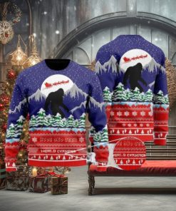 Hide And Seek Ugly Christmas Sweater Bigfoot Merry Christmas Xmas Sweatshirt Xmas 2023 Gift Gift for Family Unisex Full Size