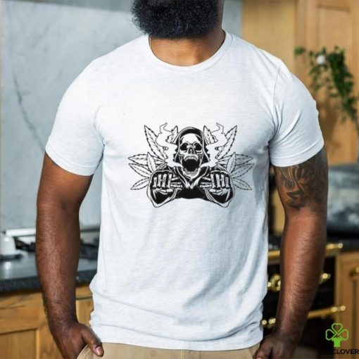 High Life Grim Skull Cannabis Leaves Rasta Skull hoodie, sweater, longsleeve, shirt v-neck, t-shirt