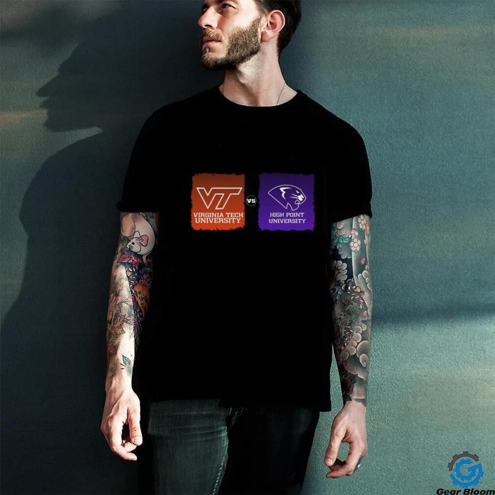 High Point VS Virginia Tech NCAA College Soccer shirt High Point VS Virginia Tech NCAA College Soccer shirt
