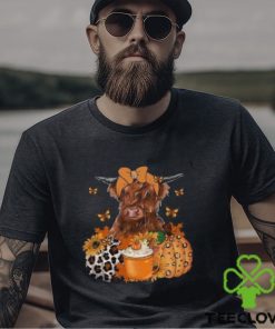Highland Cow Fall Sweatshirt, Fall Heifer Thanksgiving Shirt, Thanksgviving Shirt, Fall Sweater, Fall Vibes Shirt, Pumpkin Cow Shirt, Thanksgiving Gift