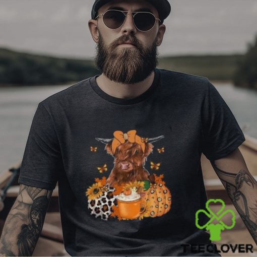 Highland Cow Fall Sweatshirt, Fall Heifer Thanksgiving Shirt, Thanksgviving Shirt, Fall Sweater, Fall Vibes Shirt, Pumpkin Cow Shirt, Thanksgiving Gift