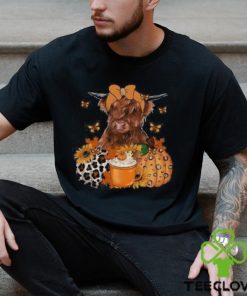 Highland Cow Fall Sweatshirt, Fall Heifer Thanksgiving Shirt, Thanksgviving Shirt, Fall Sweater, Fall Vibes Shirt, Pumpkin Cow Shirt, Thanksgiving Gift
