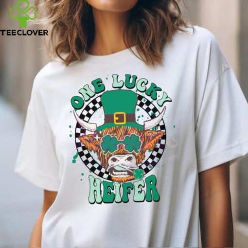 Highland Cow One Lucky Heifer shirt