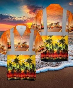 Highway Construction Tropical Hawaiian Shirt Beach Summer