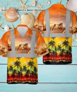 Highway Construction Tropical Hawaiian Shirt Beach Summer