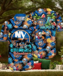 Hiking Time Inspired New York Islanders Hawaiian Shirt