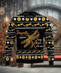 Hilarious Hippie Dragonfly Sunflower Ugly Christmas Sweater