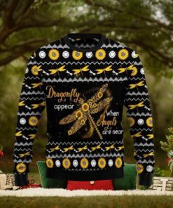 Hilarious Hippie Dragonfly Sunflower Ugly Christmas Sweater