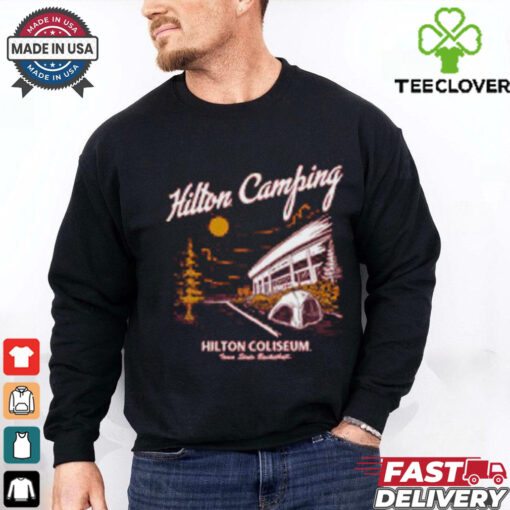 Hilton camping vacation tee
