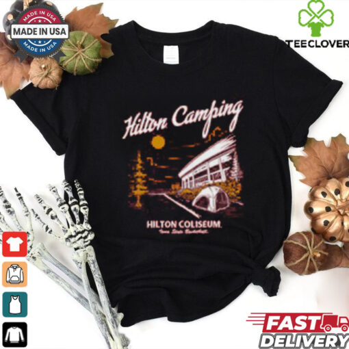 Hilton camping vacation tee