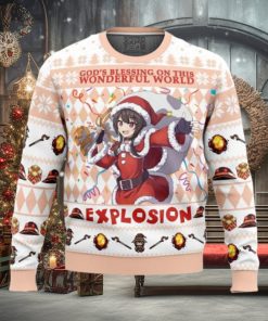 God’s Blessing on this World Explosion KonoSuba Ugly Christmas Sweater