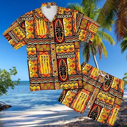 Hippie African Short Sleeve Hawaiian Shirt