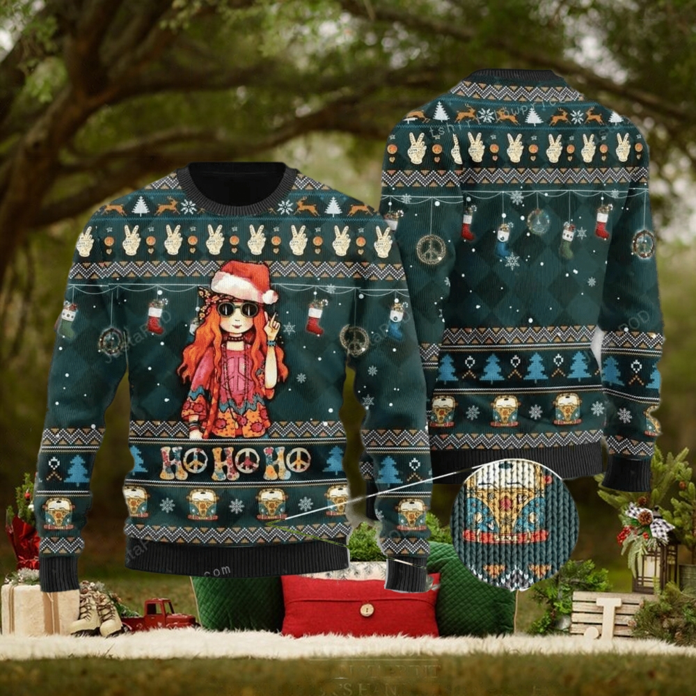 Hippie Lovers Ugly Sweater Hippie Lovers Ugly Sweater