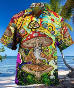 Hippie Mushroom Witch Hawaiian Shirt
