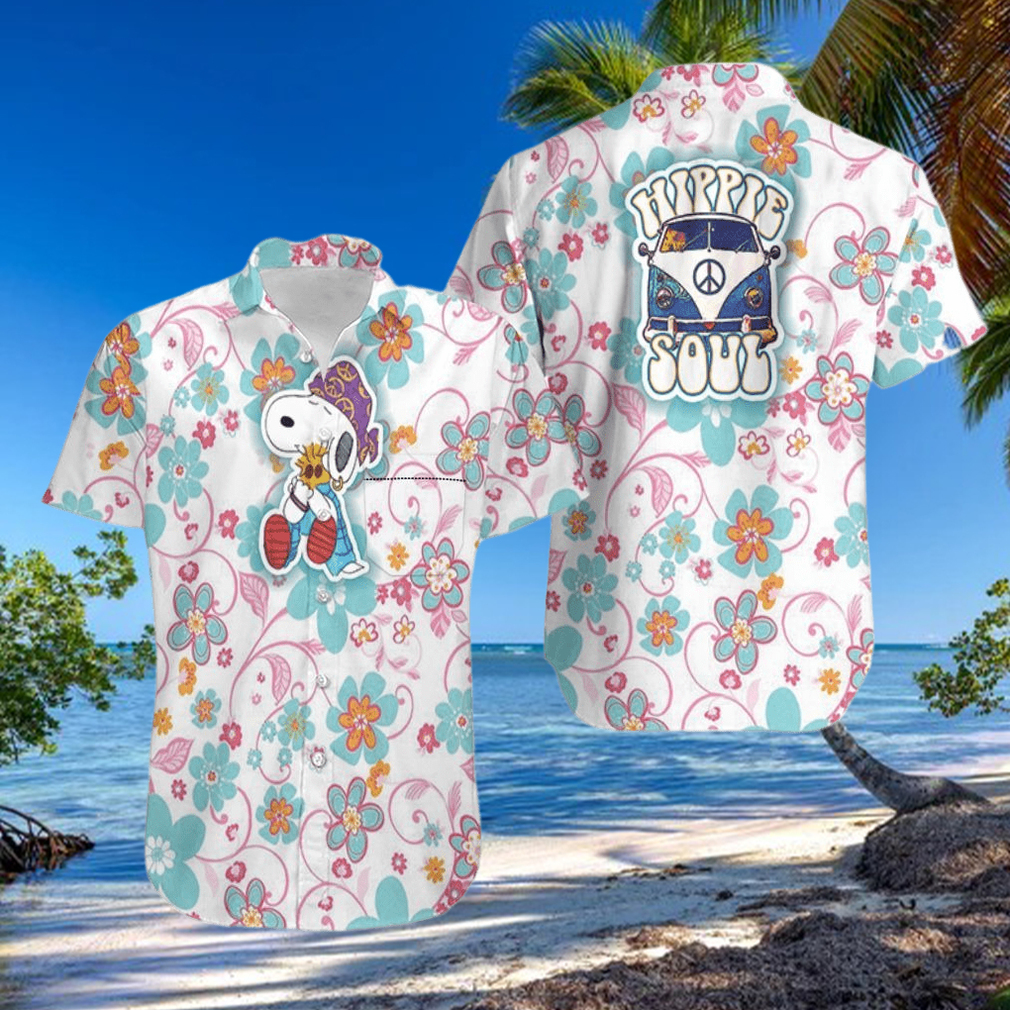 Hippie Snoopy Hug Woodstock Hawaiian Shirt Hippie Snoopy Hug Woodstock Hawaiian Shirt